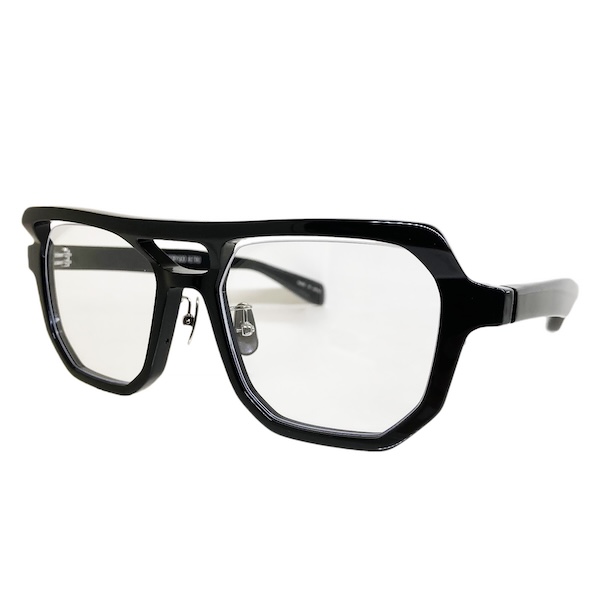 ACTORY900 ファクトリー900 RETRO RF-162 Col.001: black 黒 ツーブリッジ スクエアタイプ メガネ サングラス 正規取扱店