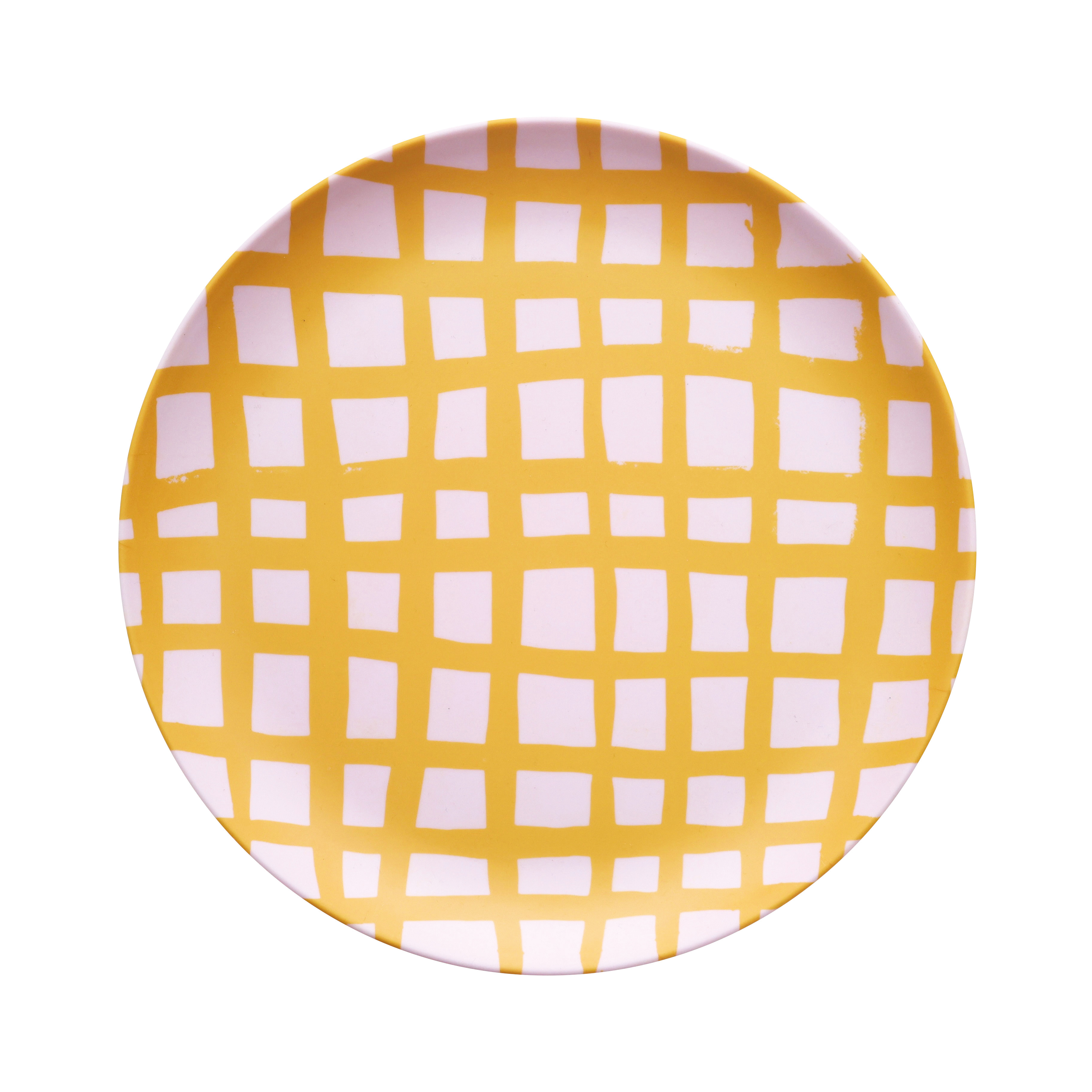 Goma/Bamboo Plate L/Check