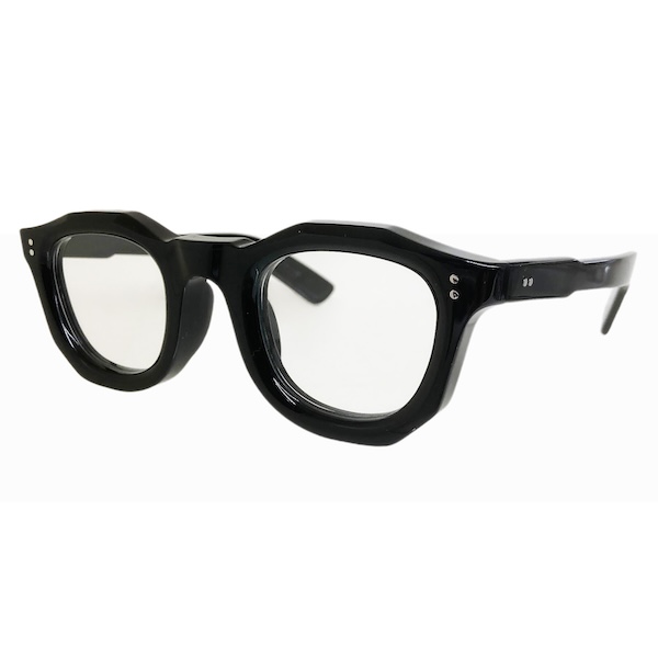 corner コーナー French Arnel フレンチアーネル Col.0 Black / Clear Flat Lens ウェリントン メガネ 正規取扱店