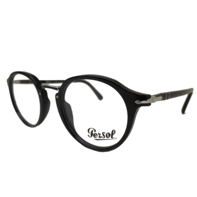 Persol （ペルソール） ボストンタイプ メガネフレーム Calligrapher Edition [正規輸入品] 「3185V」 Col.95（黒）