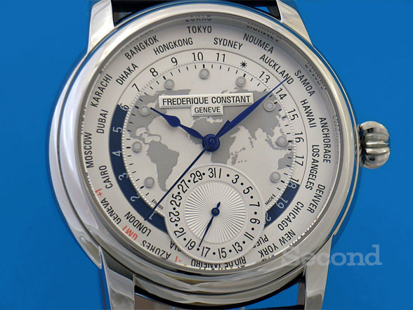 フレデリック・コンスタント FREDERIQUE CONSTANT FC-255X6B4/5/6 インデックス ワールドタイマー クォーツ メンズ _754493