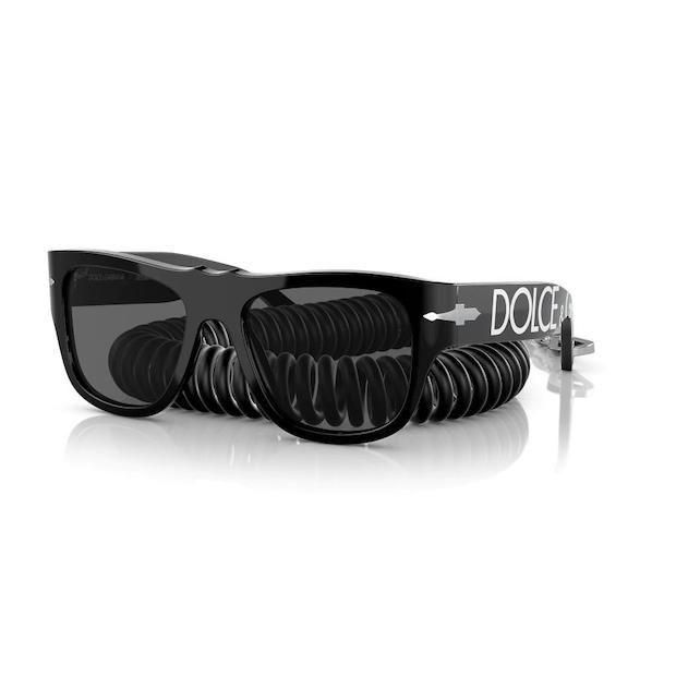 Persol ペルソール Dolce&Gabbana x Persol 3294S Col.1162B1 (フレー ム:I Black 黒、レンズ:DARK GREY グレー) コラボレーション サングラス 正規輸入品