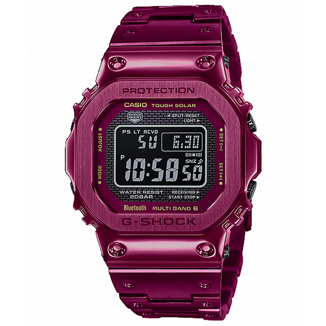 CASIO カシオ G-SHOCK ジーショック GMW-B5000RD-4JF フルメタル レッド 電波 ソーラー