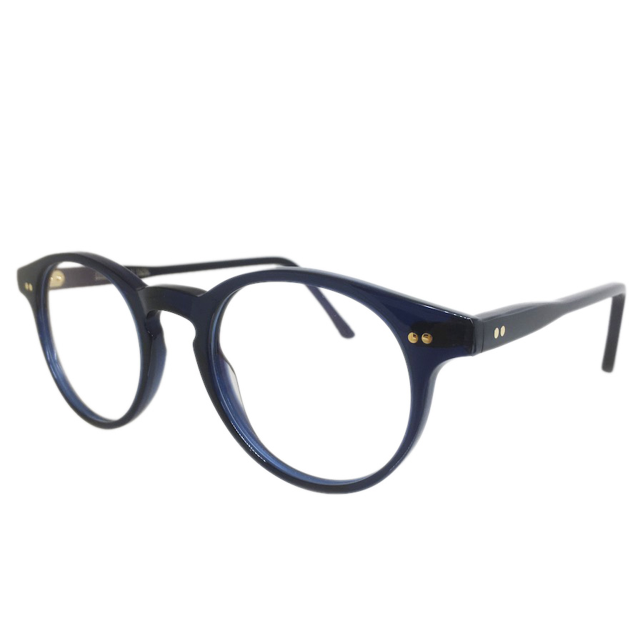 CUTLER AND GROSS カトラーアン ドグロス メガネ ボストンタイプ セルフレーム 「0710/2」 Navy Blue 紺色 正規輸入品