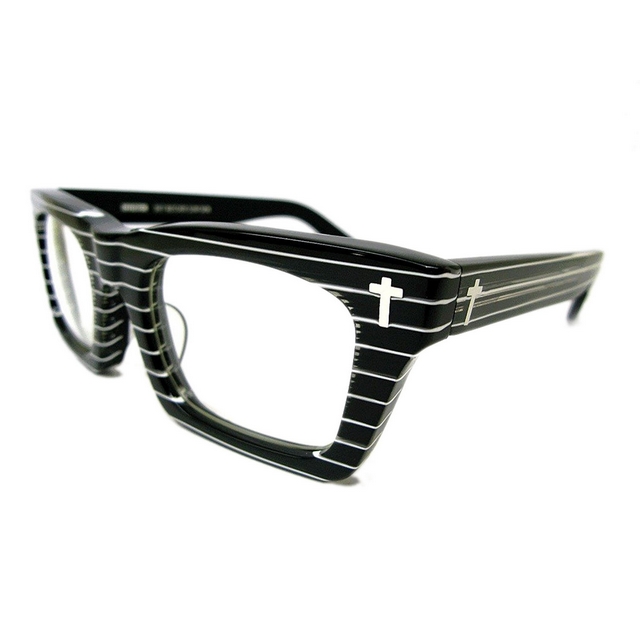 EFFECTOR/エフェクター メガネ/サングラス 宮川大輔着用 【DIET BUTCHER SLIM SKIN】コラボレーションモデル 『DIRT』 Col.ブラックストライプ