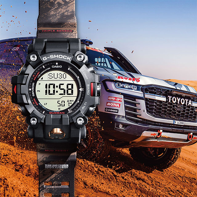 CASIO カシオ G-SHOCK ジーショック GW-9500TLC-1JR TEAM LAND CRUISER TOYOTA AUTO BODY  コラボ ソーラー電波 限定