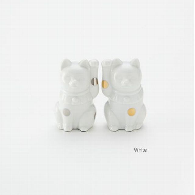 Floyd / Fortune Cat 2pcs Set / White