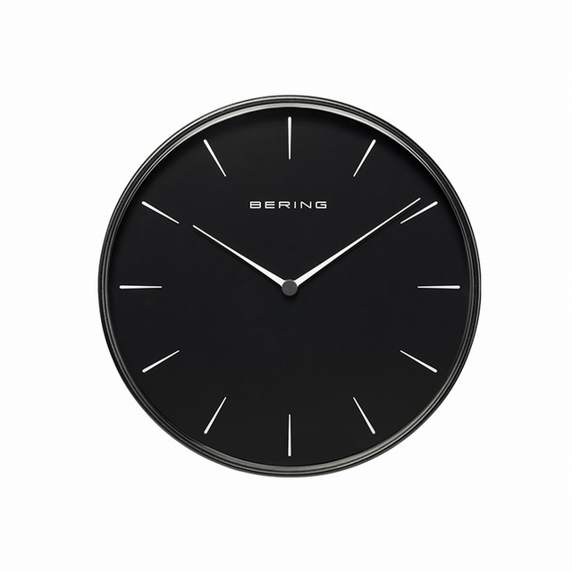 BERING ベーリング 90292-22R 290mm ブラック 掛け時計【正規輸入品】