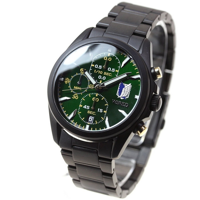 セコンド Second Seiko ワイアード Wired 腕時計 Wired 進撃の巨人限定 Agat714 メンズ