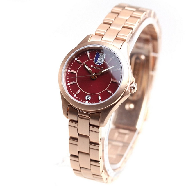 セコンド Second Seiko ワイアード Wired 腕時計 Wired 進撃の巨人限定 Agek740 レディース