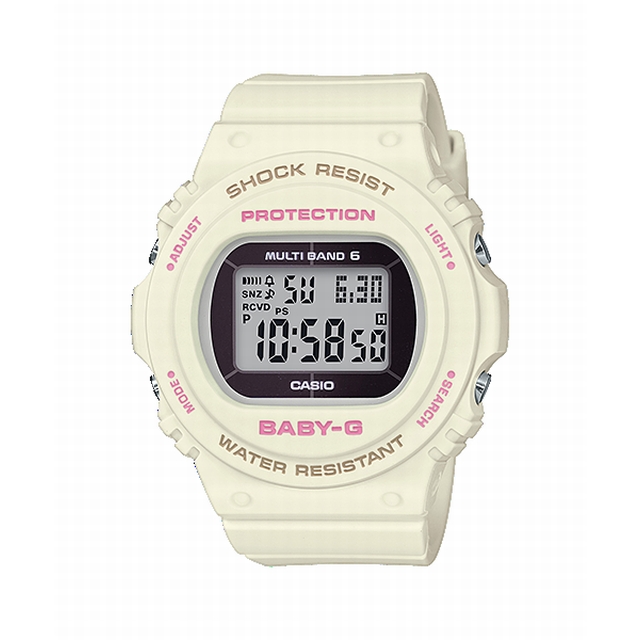 CASIO カシオ Baby-G ベビージー BGD-5700-7JF ホワイト 電波ソーラー