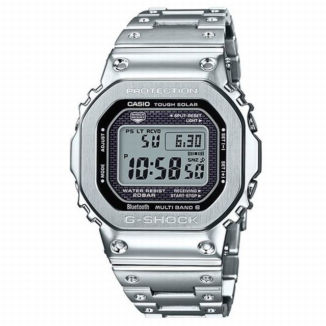 CASIO カシオ G-SHOCK ジーショック GMW-B5000D-1JF フルメタル シルバー 電波ソーラー