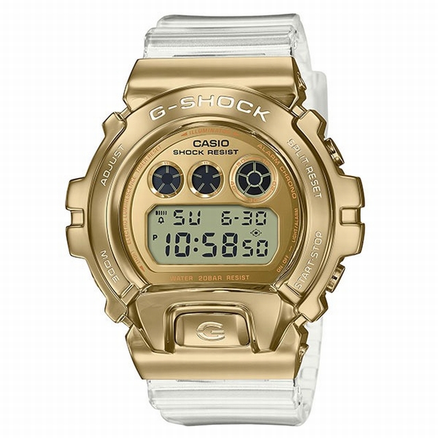 CASIO カシオ G-SHOCK ジーショック GM-6900SG-9JF Metal Covered クリア×ゴールド