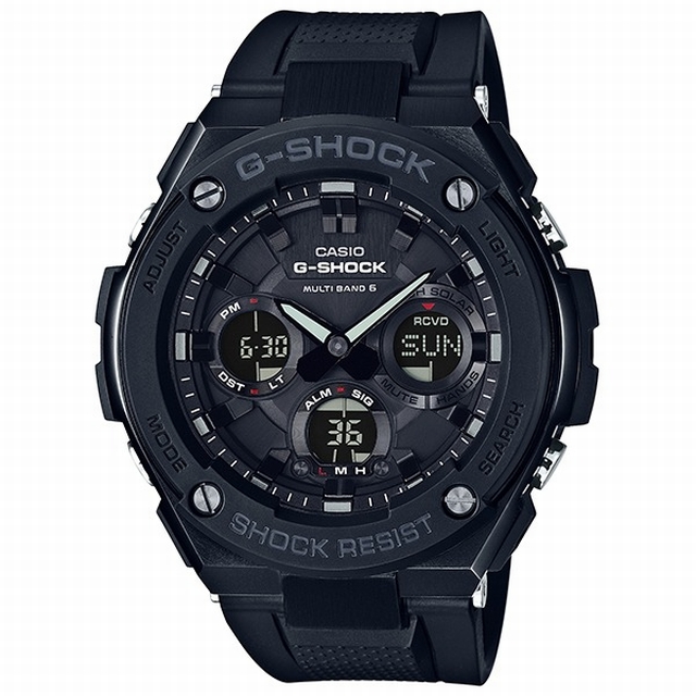 CASIO カシオ G-SHOCK ジーショック GST-W100G-1BJF G-STEEL ブラック 電波ソーラー