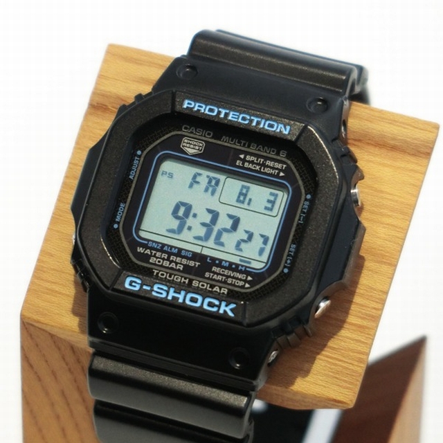 カシオ G-SHOCK GW-M5610BA 電波タフソーラー 黒/青