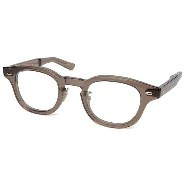 Mr.Gentleman EYEWEAR ミスタージェントルマンアイウェア 『JIMMY』 44mm Col.I Clear Brown クリアブラウン メガネ ボストンタイプ 正規取扱店