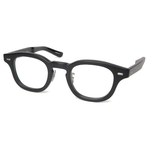 Mr.Gentleman EYEWEAR ミスタージェントルマンアイウェア 『JIMMY』 44mm Col.B Matte Black 黒マット メガネ ボストンタイプ 正規取扱店