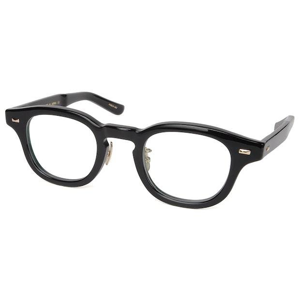 Mr.Gentleman EYEWEAR ミスタージェントルマンアイウェア 『JIMMY』 44mm Col.A BLACK 黒 メガネ ボストンタイプ 正規取扱店