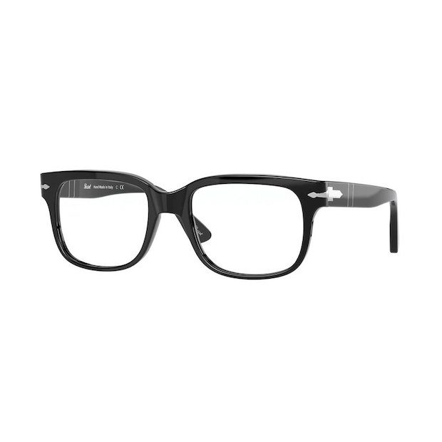 Persol ペルソール 3252V Col.BLACK 黒 8859 セルフレーム ウェリントンタイプ 正規輸入品