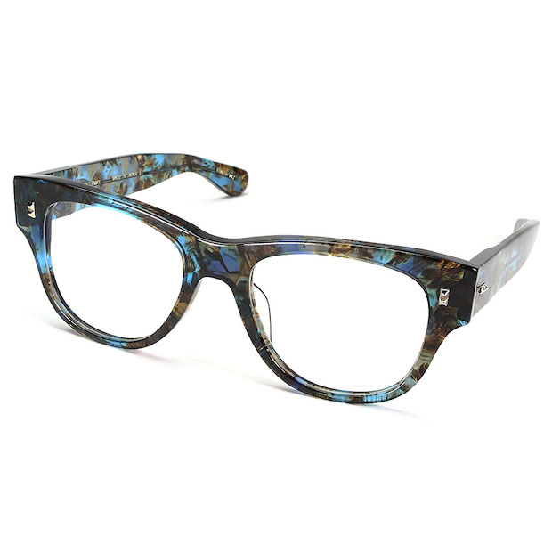 Mr.Gentleman EYEWEAR ミスタージェントルマンアイウェア GENTLEMAN Col.C Blue Lagoon ブルー系 メガネ ウェリントンタイプ