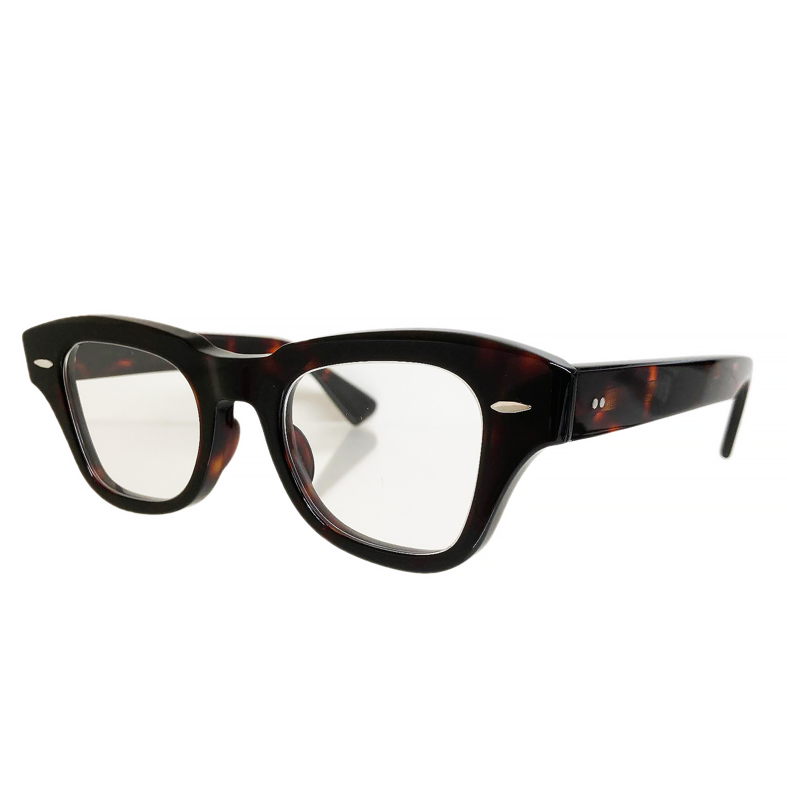 corner コーナー Pre W.F プレW.F Col.2 Tortoise 鼈甲柄 / Clear Flat Lenses スクエアタイプ 正規取扱店