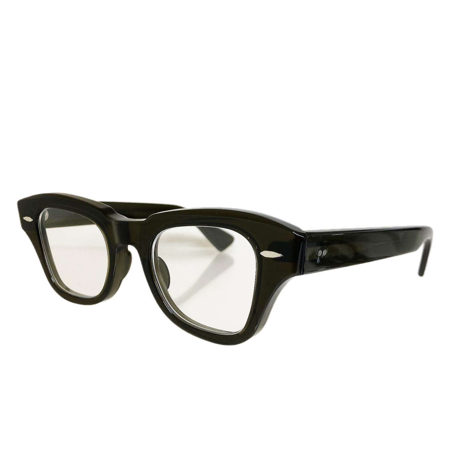 corner コーナー Pre W.F プレW.F Col.3 Olive オリーブ / Clear Flat Lenses スクエアタイプ 正規取扱店