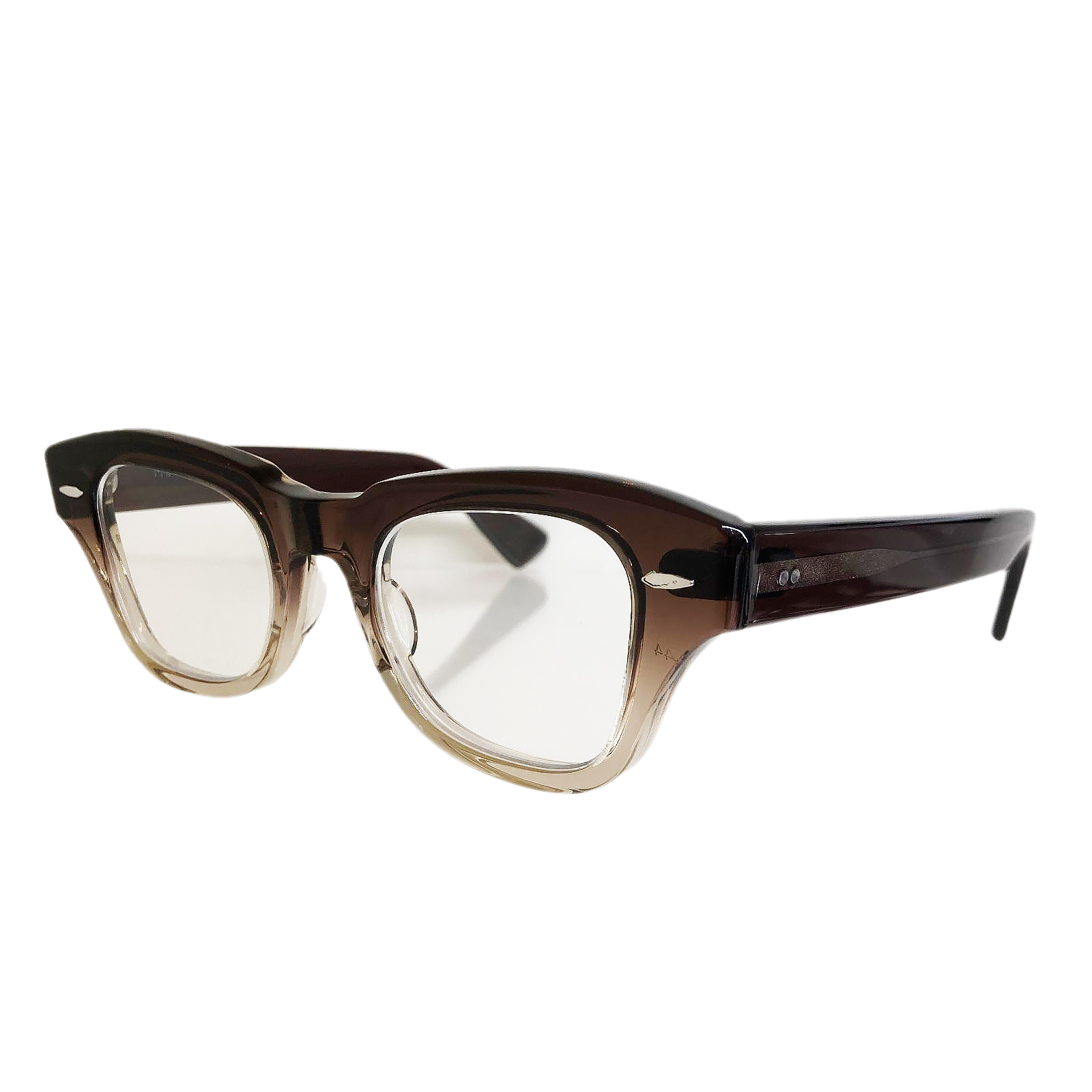 corner コーナー Pre W.F プレW.F Col.４ Brown Fade 茶-クリア / Clear Flat Lenses スクエアタイプ 正規取扱店