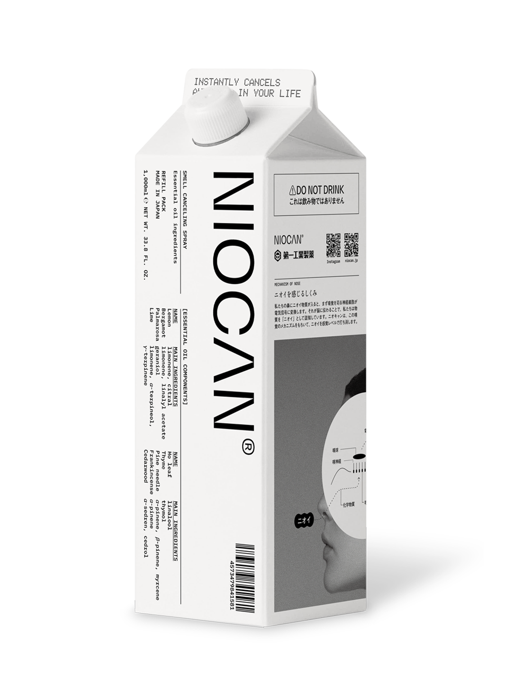 NIOCAN/Refill Pack 1L
