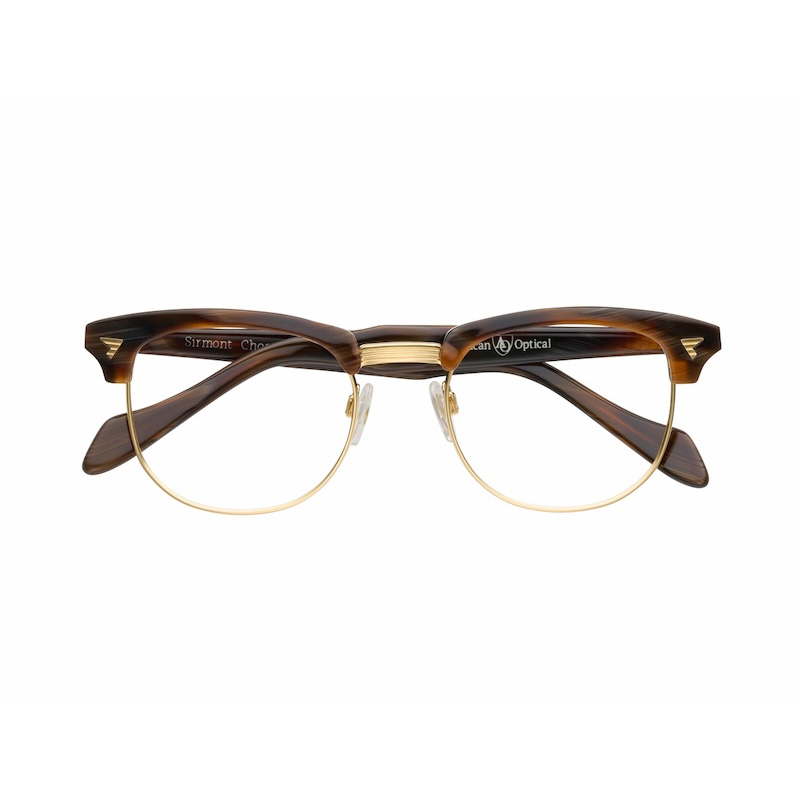 American Optical アメリカン オプティカル Sirmont サーモント Col.CHOCOLATE／GOLD サーモントブロー メガネ サングラス 正規取扱店
