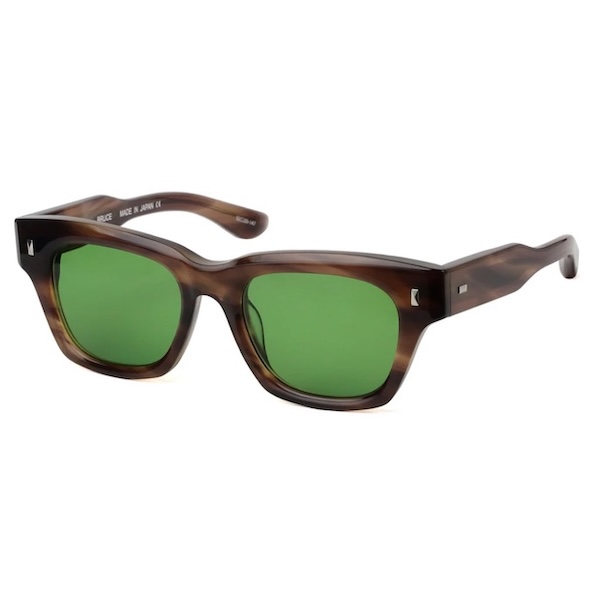 Mr.Gentleman EYEWEAR ミスタージェントルマンアイウェア BRUCE ブルース Col.D Brown Cloud/Green サングラス ウェリントンタイプ