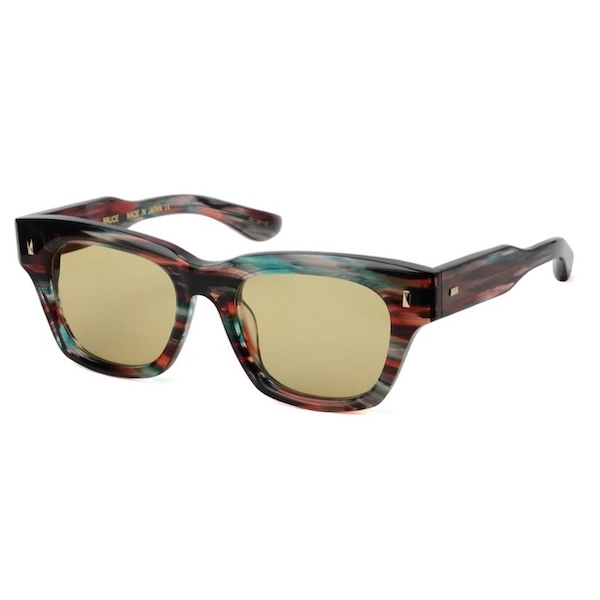 Mr.Gentleman EYEWEAR ミスタージェントルマンアイウェア BRUCE ブルース Col.C Native Pattern/D.Yellow サングラス ウェリントンタイプ