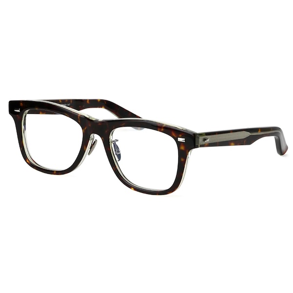 Mr.Gentleman EYEWEAR ミスタージェントルマンアイウェア DYLAN LEGEND2 Col.F Tortoise & Clear メガネ ウェリントンタイプ