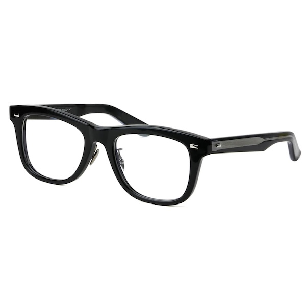 Mr.Gentleman EYEWEAR ミスタージェントルマンアイウェア DYLAN LEGEND2 Col.E Black - Black & Clear メガネ ウェリントンタイプ