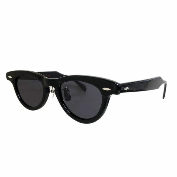 corner コーナー Night Bird ナイトバード Col.0 Black / Gray Flat Lenses フォックスタイプ サングラス 正規取扱店