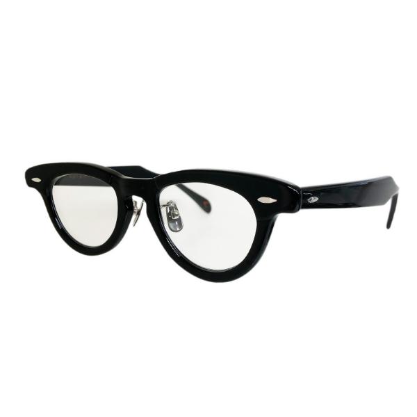 corner コーナー Night Bird ナイトバード Col.0 Black / Clear Flat Lensess フォックスタイプ メガネ 正規取扱店