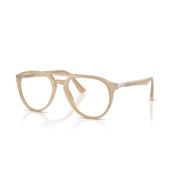 Persol ペルソール 3160V Col.1169 Opal Beige ツーブリッジ ティアドロップタイプ メガネ 正規輸入品