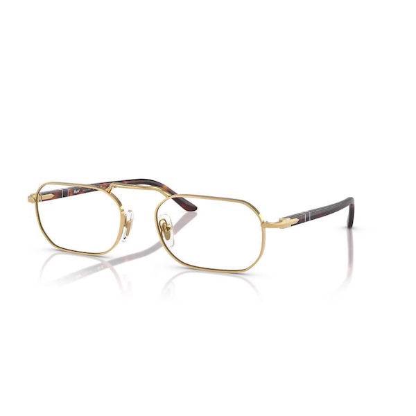 Persol ペルソール 1020V Col.515 Gold ゴールド メタルフレーム ハイブリッジ オーバルタイプ メガネ 正規輸入品