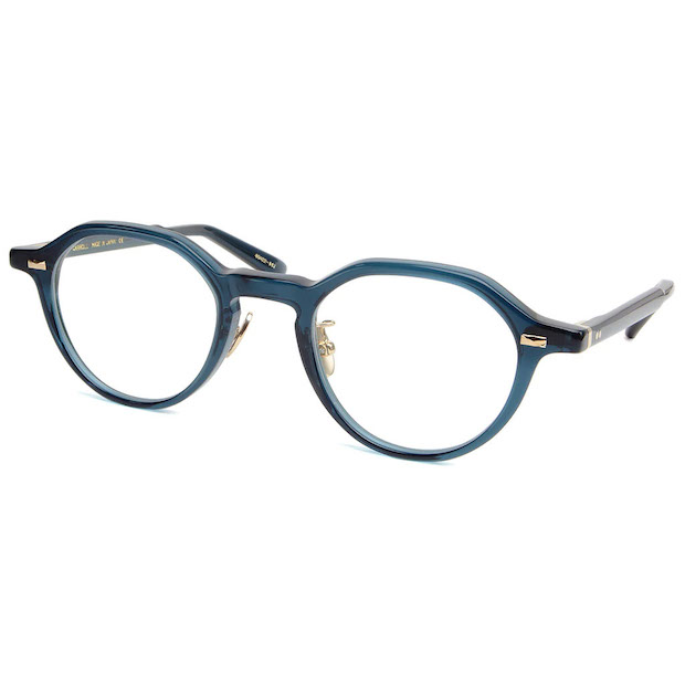 Mr.Gentleman EYEWEAR ミスタージェントルマンアイウェア CARROLL Col.B Navy Blue ネイビー 紺 メガネ クラウンパント