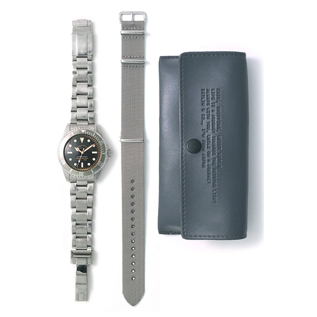 VAGUE WATCH ヴァーグウォッチ GF-L-001 GRY FAD ステンレスベルト ナイロンベルト付 自動巻