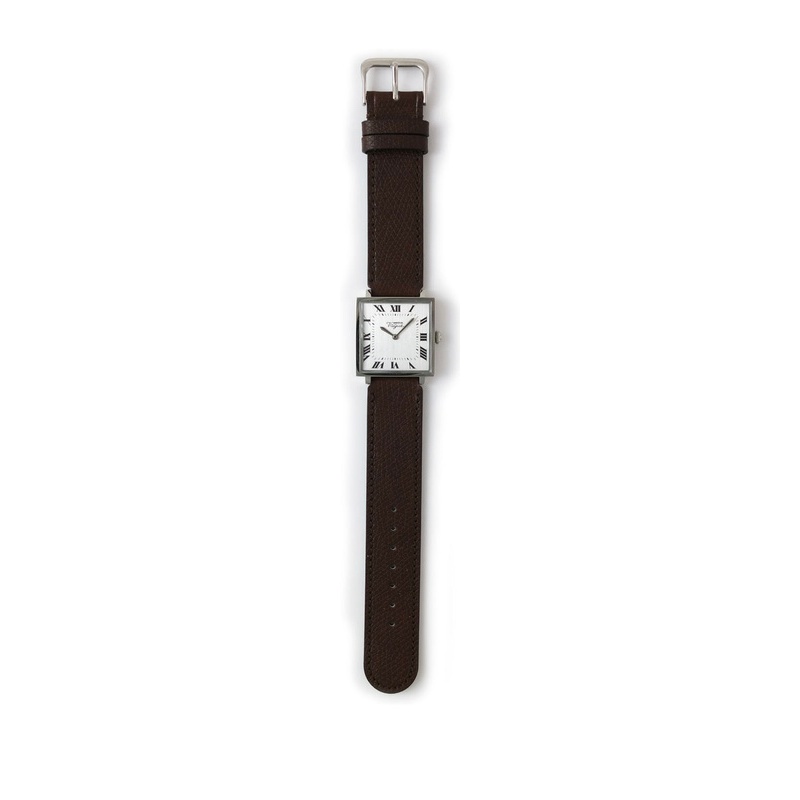 VAGUE WATCH ヴァーグウォッチ  CR-L-004-DRC カレ ピース シルバー×ブラウン メンズ