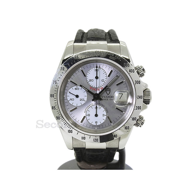チューダー TUDOR 79280P クロノタイム タイガー 革ベルト 腕時計