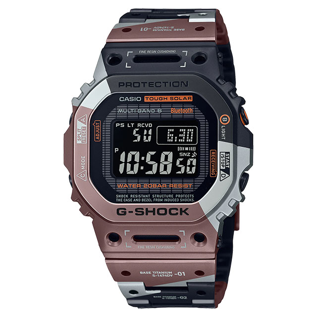 CASIO カシオ G-SHOCK ジーショック GMW-B5000TVB-1JR チタン製 モバイルリンク ソーラー電波