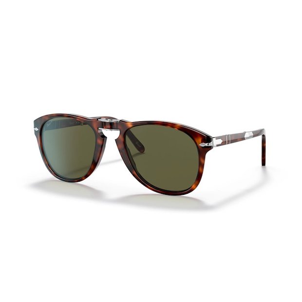 Persol ペルソール 714SM Col.24/P1 スティーブ・マックイーン 復刻 ポラライズド偏光レンズ 折りたたみ式 ティアドロップ サングラス 正規輸入品