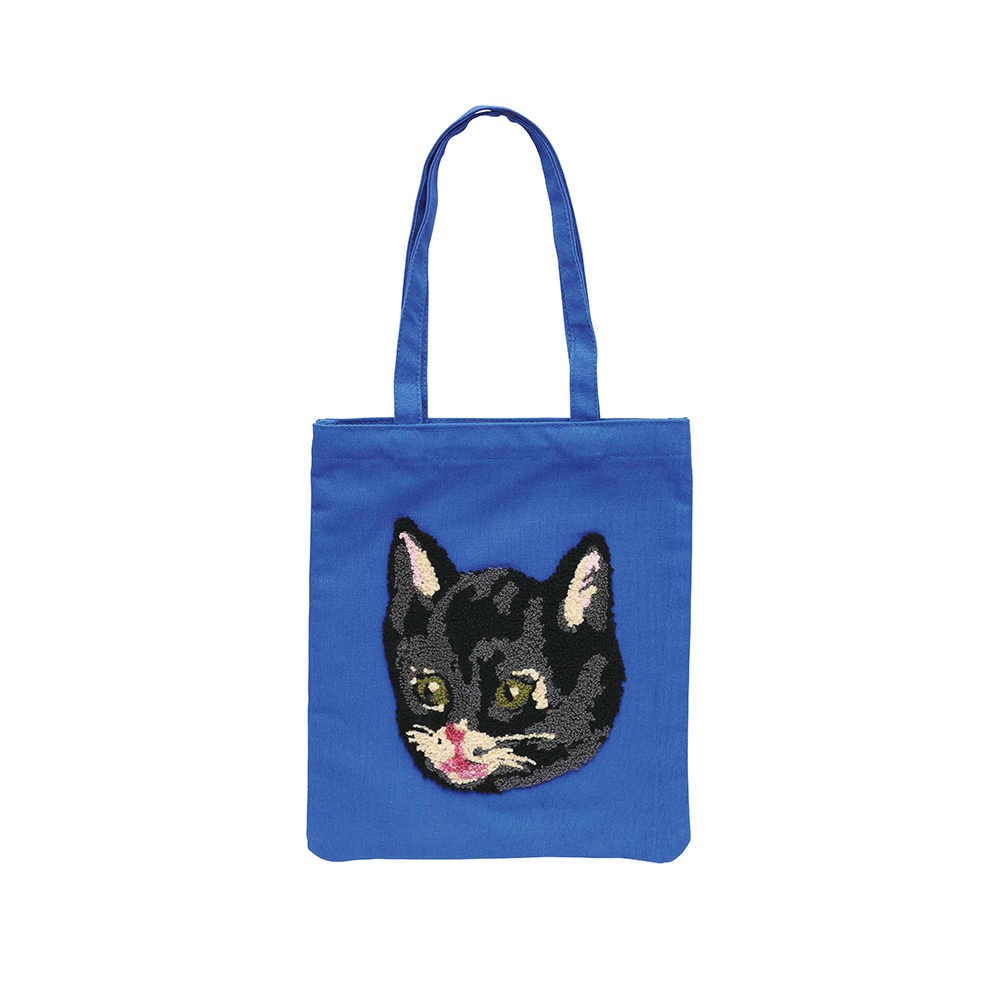 Nathalie Lete/Fluffy mini bag/Black cat