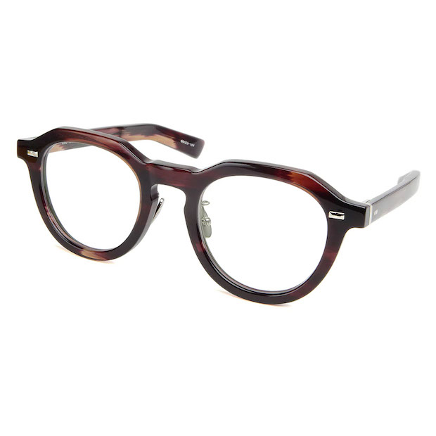 Mr.Gentleman EYEWEAR ミスタージェントルマンアイウェア LEO Col.C Wood Brown ブラウン 茶 メガネ クラウンパント