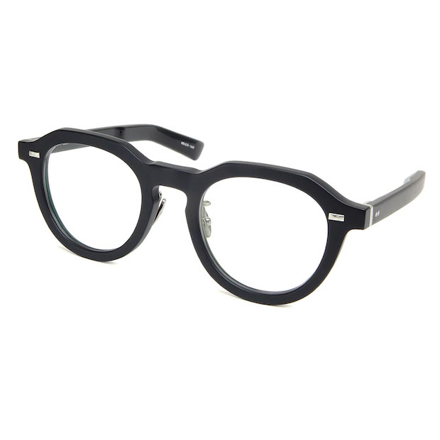 Mr.Gentleman EYEWEAR ミスタージェントルマンアイウェア LEO Col.B Matte Black マットブラック 黒 メガネ クラウンパント