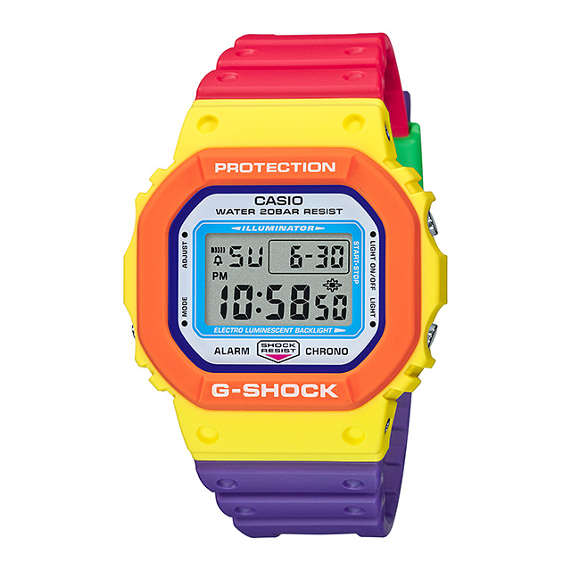 CASIO カシオ G-SHOCK ジーショック Psychedelic Multi Colors DW-5610DN-9JF