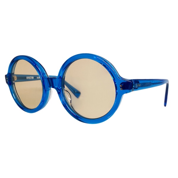 EFFECTOR エフェクター KOZMIC/コズミック Col.BLBR ブルー/ブラウン メガネ サングラス ラウンドタイプ 70's