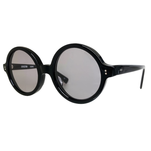 EFFECTOR エフェクター KOZMIC/コズミック Col.BKGY 黒/グレー メガネ サングラス ラウンドタイプ 70's