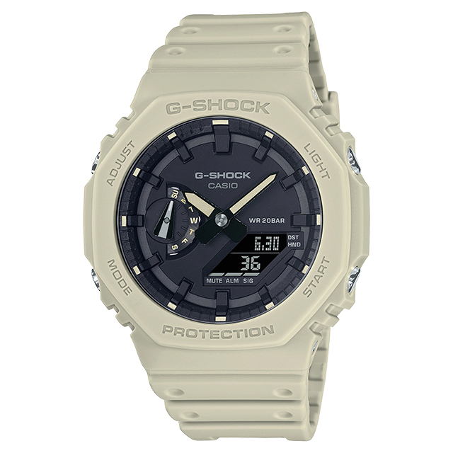 CASIO カシオ G-SHOCK ジーショック GA-2100-5AJF カーボンコアガード ベージュ